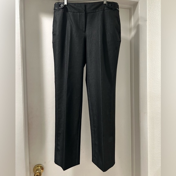 Pantalon wide leg cinq poches en denim de coton stretch Femme bleu